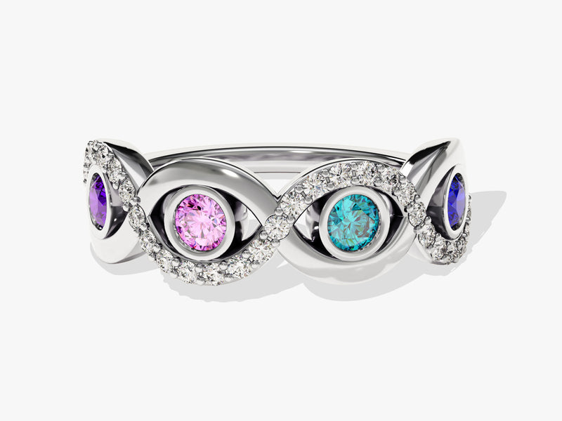 Infinite Loop Birthstone Ring