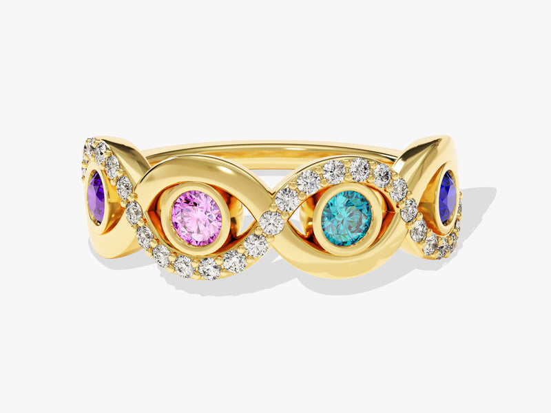 Infinite Loop Birthstone Ring