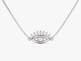 Guardian Eye Diamond Birthstone Necklace