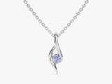 Solitaire Alexandrite Birthstone Necklace