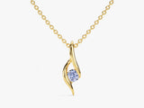 Solitaire Alexandrite Birthstone Necklace