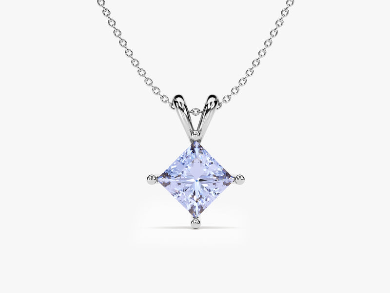 Princess Alexandrite Birthstone Necklace