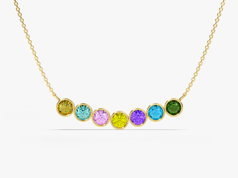 Harmony Family Birthstone Necklace