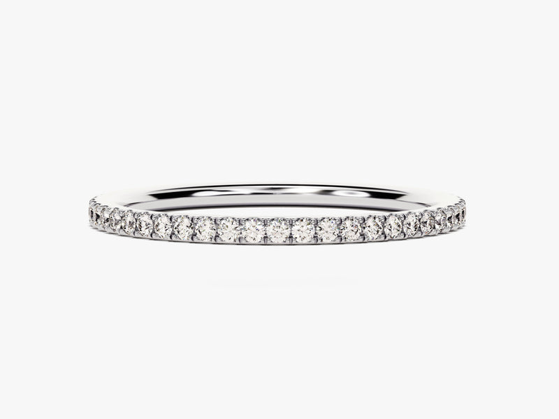 Alternating Diamond Birthstone Eternity Ring