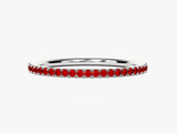 Ruby Birthstone Eternity Ring