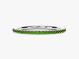 Emerald Birthstone Eternity Ring