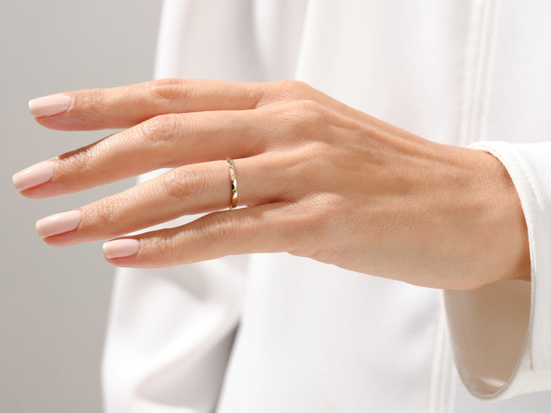 Scatter Citrine Birthstone Ring