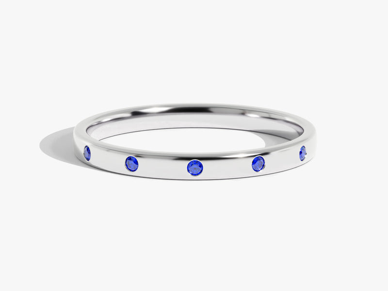 Scatter Sapphire Birthstone Ring